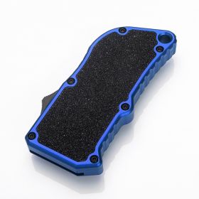 Aluminum Retractable Multi-Purpose Knife, Includes 5 Spare Blades -Quick Replacement, EDC Tool Pocket Knife (Option: Blue)